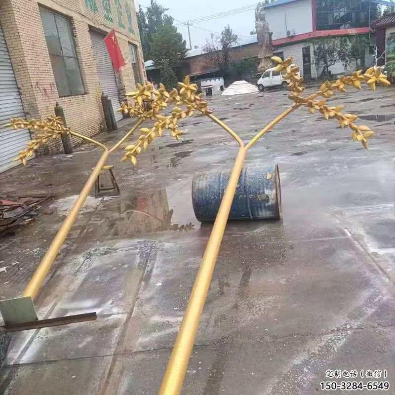 園林水稻雕塑廠家 城市廣場雕塑廠 步行街擺件 園林水稻雕塑廠家 城市廣場雕塑廠 步行街擺件
