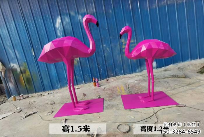 商業(yè)街不銹鋼火烈鳥雕塑 售樓處動(dòng)物雕塑 幾何雕塑擺件 商業(yè)街不銹鋼火烈鳥雕塑 售樓處動(dòng)物雕塑 幾何雕塑擺件