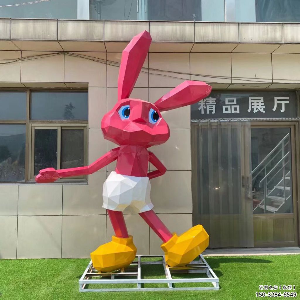 仿真不銹鋼兔子雕塑廠家 店門(mén)口園林雕塑 動(dòng)物小品 仿真不銹鋼兔子雕塑廠家 店門(mén)口園林雕塑 動(dòng)物小品