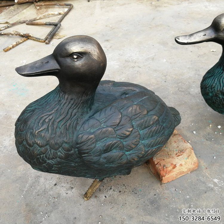 銅鴨子雕塑廠家,仿古工藝,公園廣場動物擺件 (3) 銅鴨子雕塑廠家,仿古工藝,公園廣場動物擺件 (3)
