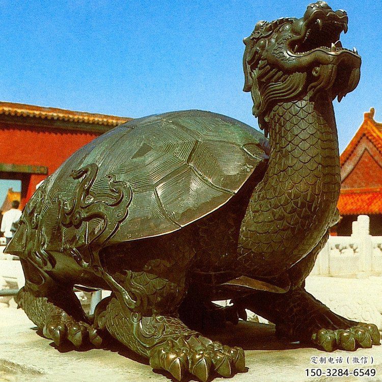 銅烏龜?shù)袼苌a(chǎn)廠家，神獸動物，仿古公園廣場擺件