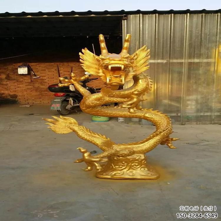 加工龍頭雕塑廠家，鑄銅動(dòng)物雕塑，房地產(chǎn)售樓處擺件