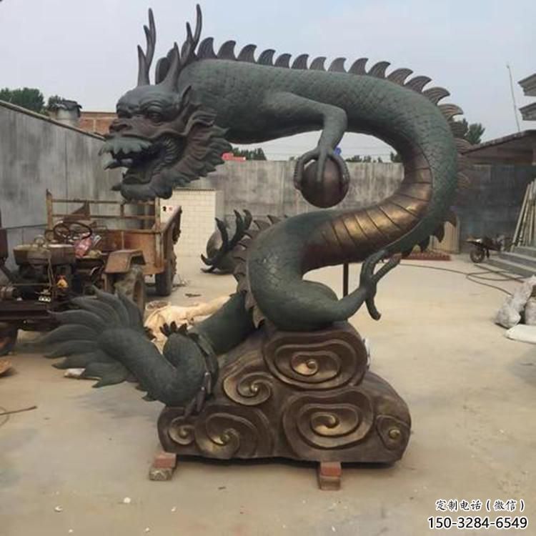 提供抽象龍頭雕塑，鑄銅動物雕塑，房地產(chǎn)售樓處擺件