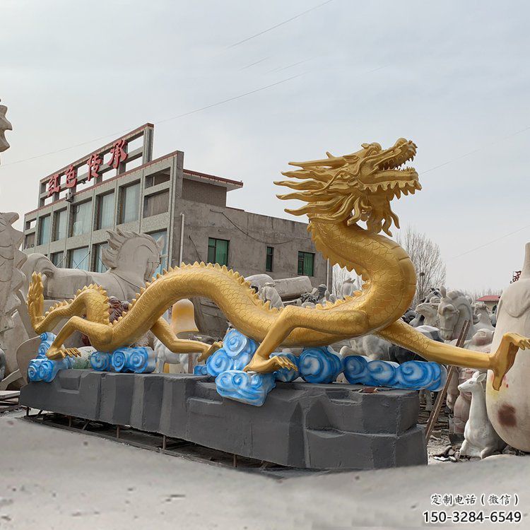 預(yù)定大型龍頭雕塑，鑄銅動(dòng)物雕塑，房地產(chǎn)售樓處擺件
