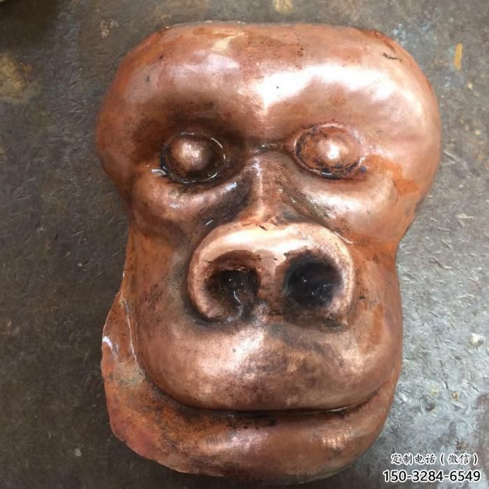 校園猩猩雕塑，動物題材，仿古工藝