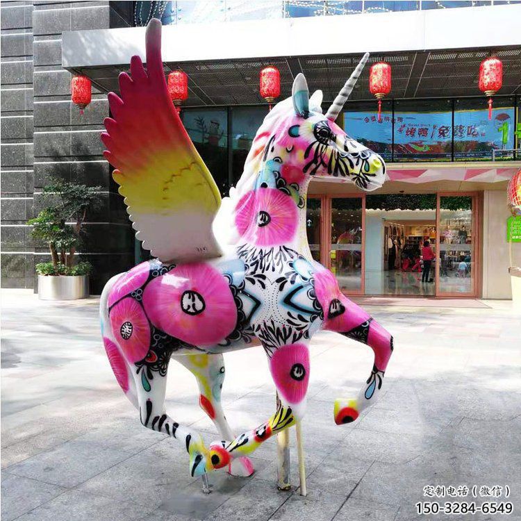 庭院天馬雕塑,現(xiàn)代小品,彩繪工藝 庭院天馬雕塑,現(xiàn)代小品,彩繪工藝