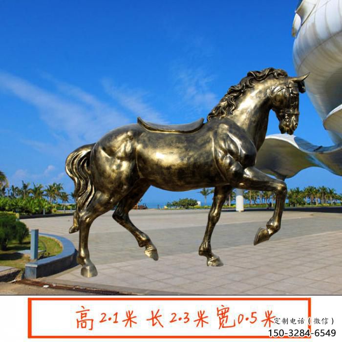 農村小馬雕塑，動物題材，仿真工藝