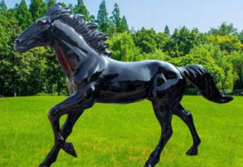 操場小馬雕塑，公園題材，仿真工藝