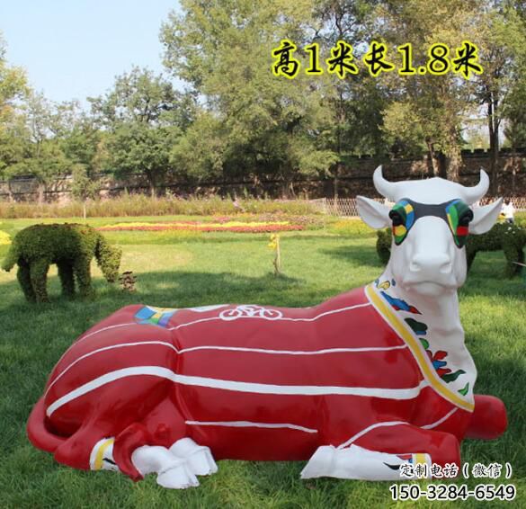 抽象公牛雕塑 店門口彩繪雕塑 步行街?jǐn)[件 抽象公牛雕塑 店門口彩繪雕塑 步行街?jǐn)[件