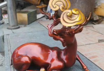 幼兒園馴鹿雕塑，鐵藝文化雕塑，鑄造制作