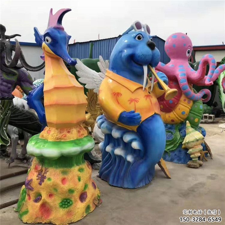 室內(nèi)河馬雕塑,拉絲海洋雕塑,抽象效果 室內(nèi)河馬雕塑,拉絲海洋雕塑,抽象效果