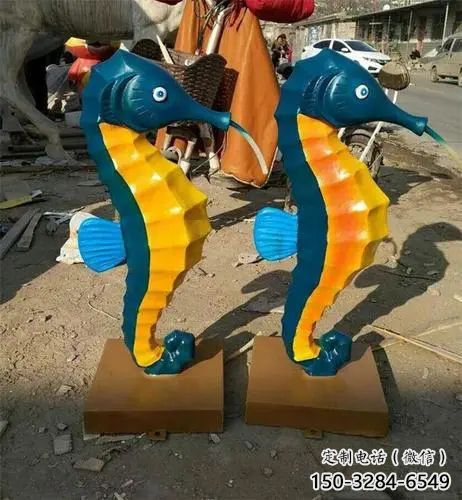庭院河馬雕塑，鍍金歐式雕塑，卡通形式