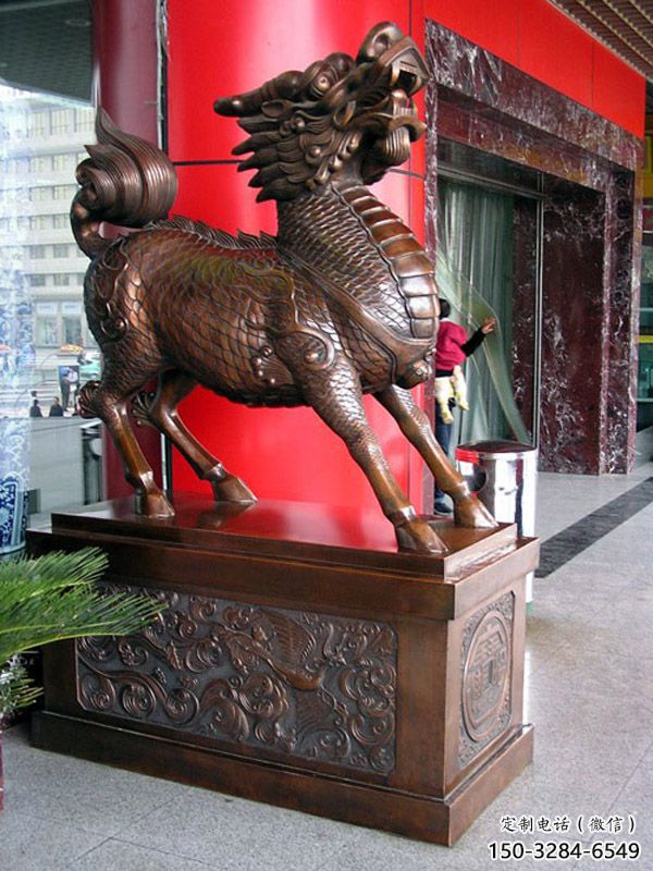 農村麒麟雕塑,鏤空海洋雕塑,抽象效果 農村麒麟雕塑,鏤空海洋雕塑,抽象效果