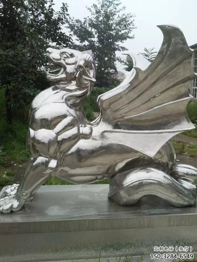 園林麒麟雕塑,噴漆運動雕塑,拋光形式 園林麒麟雕塑,噴漆運動雕塑,拋光形式