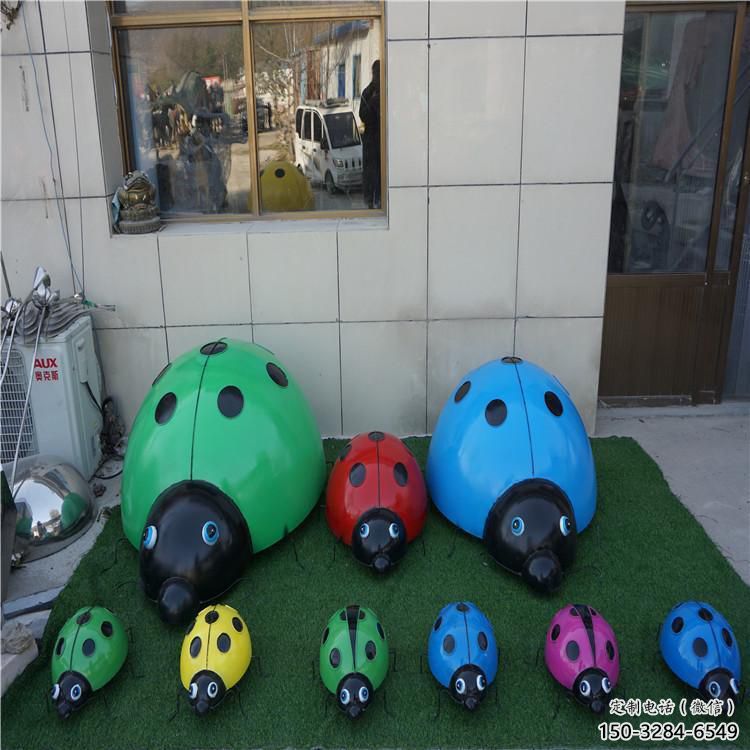 廣場瓢蟲雕塑,卡通水景雕塑,抽象效果 廣場瓢蟲雕塑,卡通水景雕塑,抽象效果