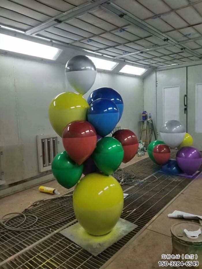 大型氣球雕塑，鍍銅景觀雕塑，鏡面工藝