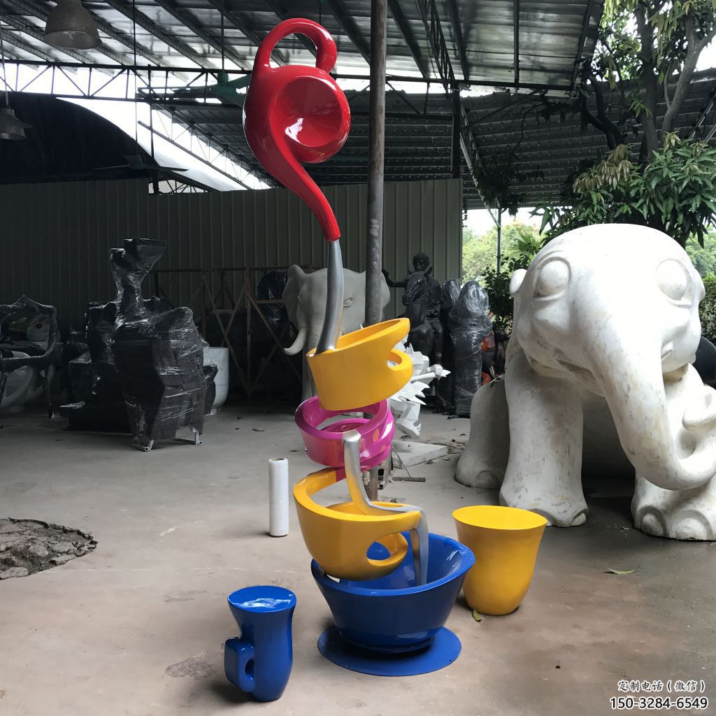 草地懸壺雕塑 現(xiàn)代校園小品 大型雕塑 草地懸壺雕塑 現(xiàn)代校園小品 大型雕塑