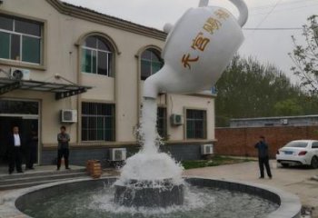公園懸壺雕塑生產(chǎn) 戶外景觀擺件 抽象雕塑