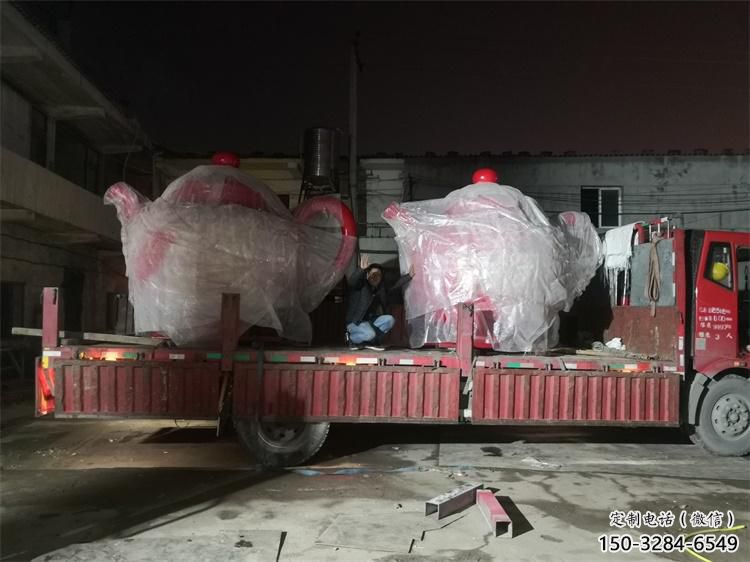 大門口酒壺雕塑 發(fā)光公園小品 仿真雕塑