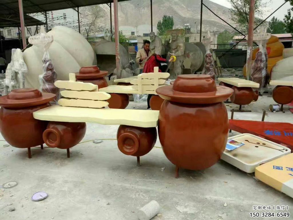 凳子雕塑 彩繪剪紙小品 現(xiàn)代雕塑 凳子雕塑 彩繪剪紙小品 現(xiàn)代雕塑