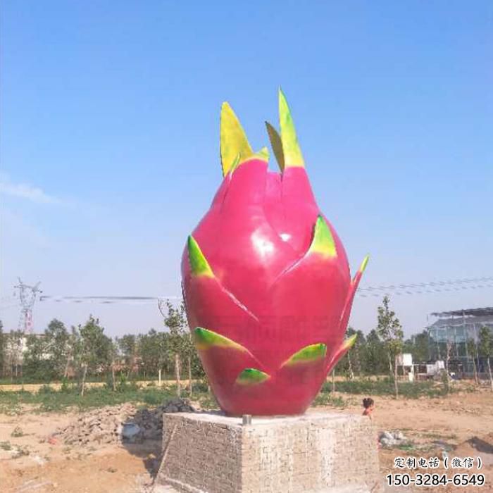 古銅色火龍果雕塑 大型城市雕塑 商業(yè)街?jǐn)[件 古銅色火龍果雕塑 大型城市雕塑 商業(yè)街?jǐn)[件