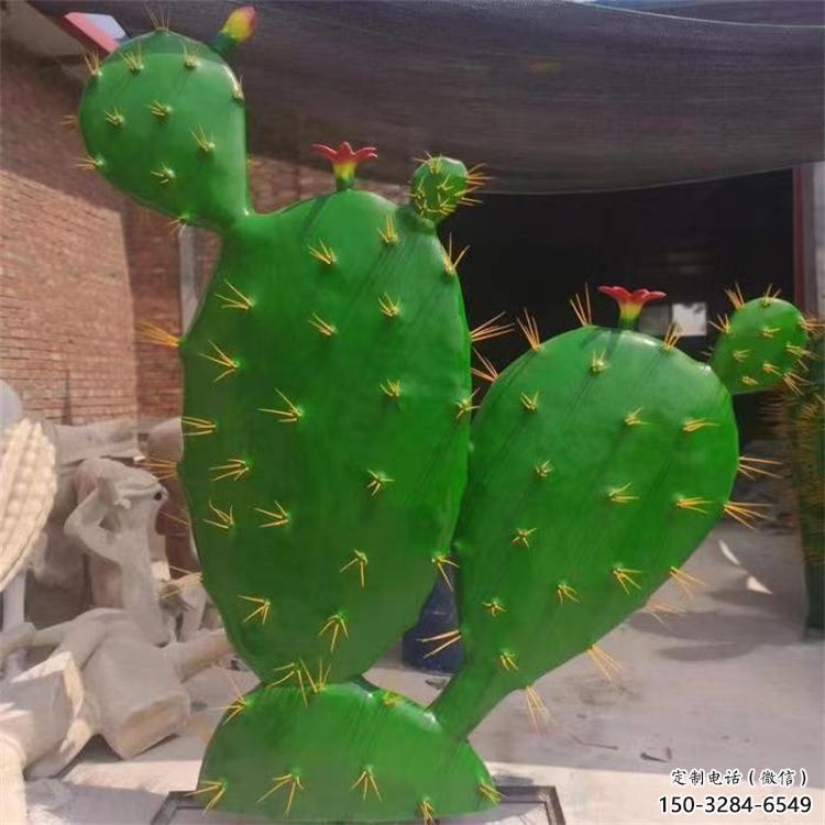 街道仙人掌雕塑 現(xiàn)代景觀植物雕塑 彩繪花卉雕塑 街道仙人掌雕塑 現(xiàn)代景觀植物雕塑 彩繪花卉雕塑