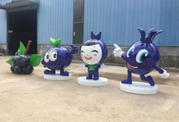 藍(lán)莓雕塑 風(fēng)景區(qū)幾何雕塑 廣場小品