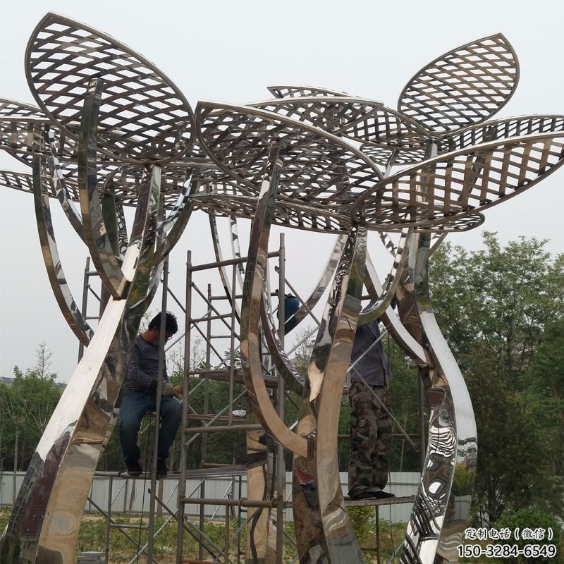 賓館松樹雕塑 烤漆大型大樹雕塑 歐式植物雕塑 賓館松樹雕塑 烤漆大型大樹雕塑 歐式植物雕塑