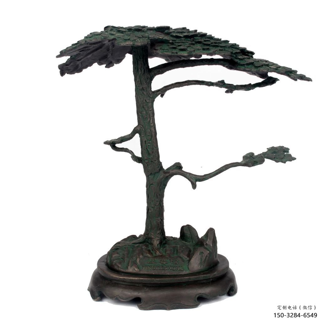 街道松樹雕塑 現代景觀植物雕塑 彩繪大樹雕塑 街道松樹雕塑 現代景觀植物雕塑 彩繪大樹雕塑