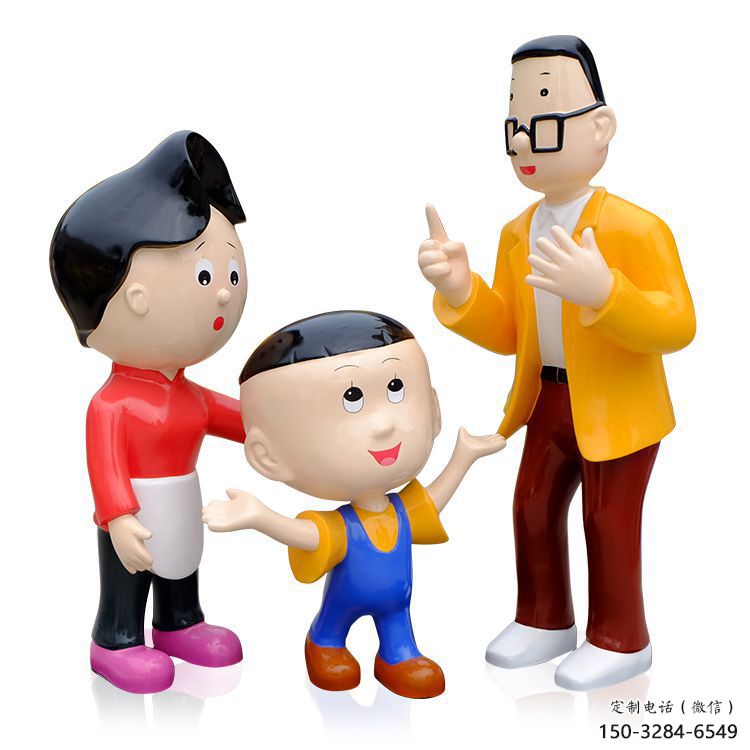 彩繪大頭兒子雕塑 卡通雕塑 步行街?jǐn)[件 彩繪大頭兒子雕塑 卡通雕塑 步行街?jǐn)[件