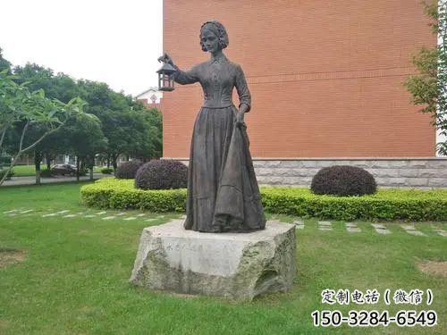 鑄銅南丁格爾雕塑 黃銅名人雕塑 步行街雕塑 鑄銅南丁格爾雕塑 黃銅名人雕塑 步行街雕塑