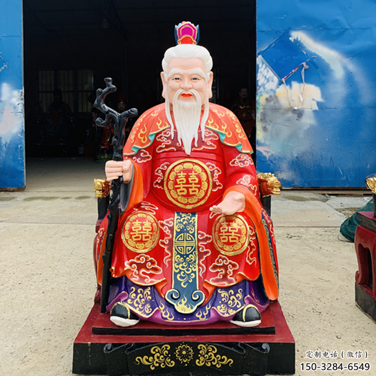 烤漆月老雕塑 景觀古代雕塑 室內神話雕塑 烤漆月老雕塑 景觀古代雕塑 室內神話雕塑