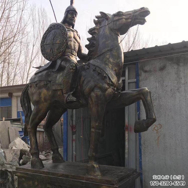 大型騎馬人雕塑 商業街廣場雕塑 古羅馬擺件