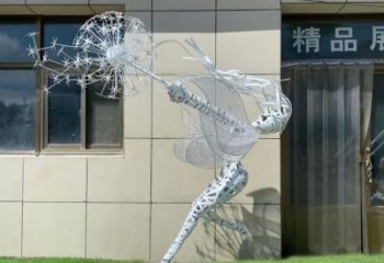 烤漆小精靈雕塑 景觀卡通雕塑 室內動漫雕塑