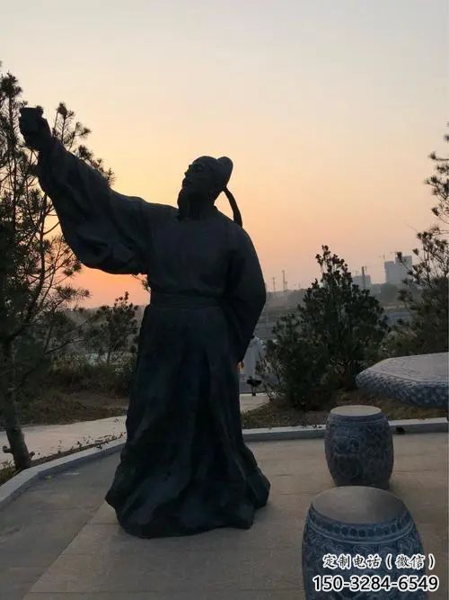 街道李白雕塑 現(xiàn)代景觀人物雕塑 彩繪詩人雕塑 街道李白雕塑 現(xiàn)代景觀人物雕塑 彩繪詩人雕塑