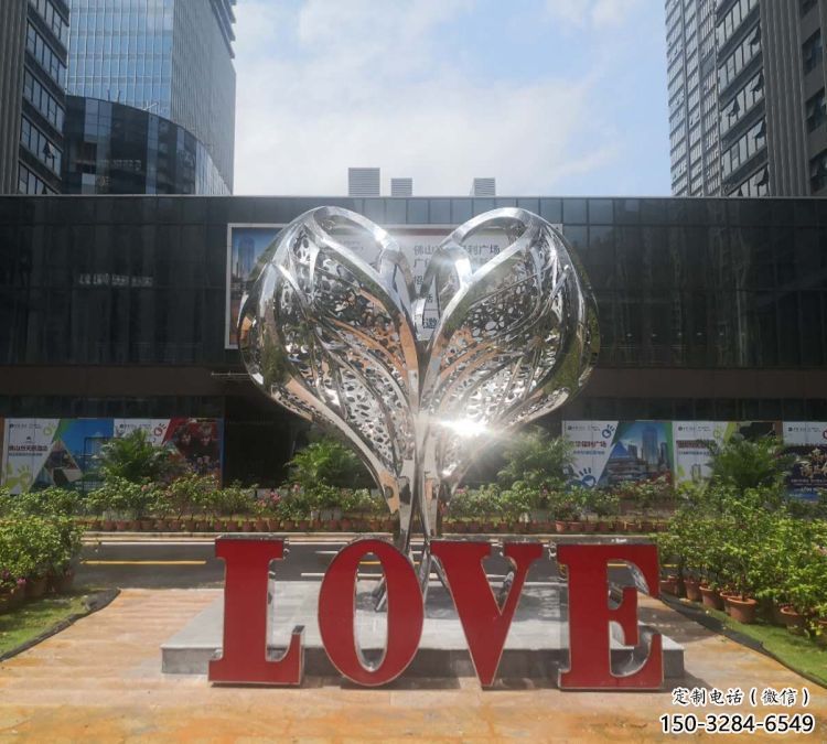街道心形雕塑 現代桃心雕塑 彩繪愛情雕塑 街道心形雕塑 現代桃心雕塑 彩繪愛情雕塑