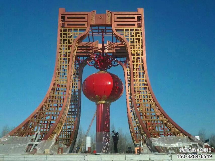 商業(yè)街燈籠雕塑 烤漆雕塑 彩繪雕塑 商業(yè)街燈籠雕塑 烤漆雕塑 彩繪雕塑