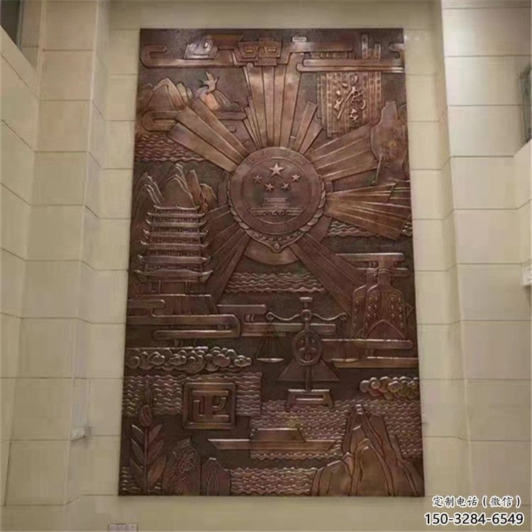 別墅區校徽雕塑 大型別墅區景墻雕塑 剪影浮雕雕塑 別墅區校徽雕塑 大型別墅區景墻雕塑 剪影浮雕雕塑