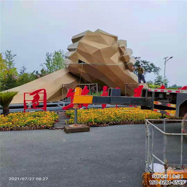 幾何握手雕塑 發(fā)光公園誠信雕塑 大門口雕塑 幾何握手雕塑 發(fā)光公園誠信雕塑 大門口雕塑