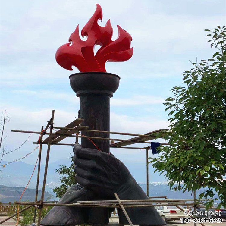鋼管火把雕塑 異形噴水星火相傳主題 農(nóng)村篝火雕塑 鋼管火把雕塑 異形噴水星火相傳主題 農(nóng)村篝火雕塑
