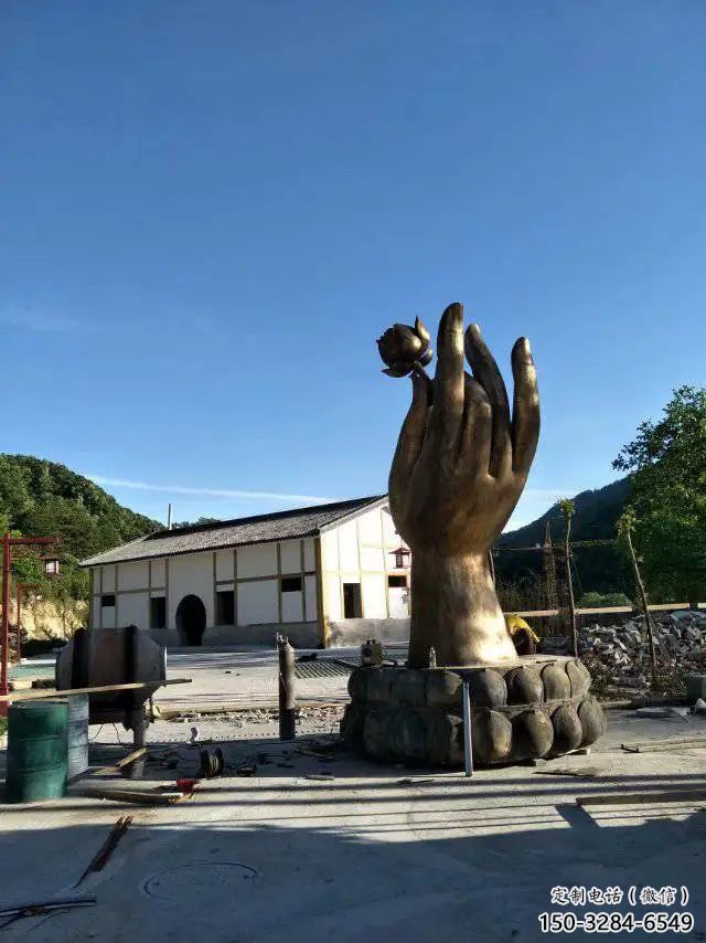 拉絲佛手雕塑 鏤空創意雕塑 別墅區雕塑 拉絲佛手雕塑 鏤空創意雕塑 別墅區雕塑