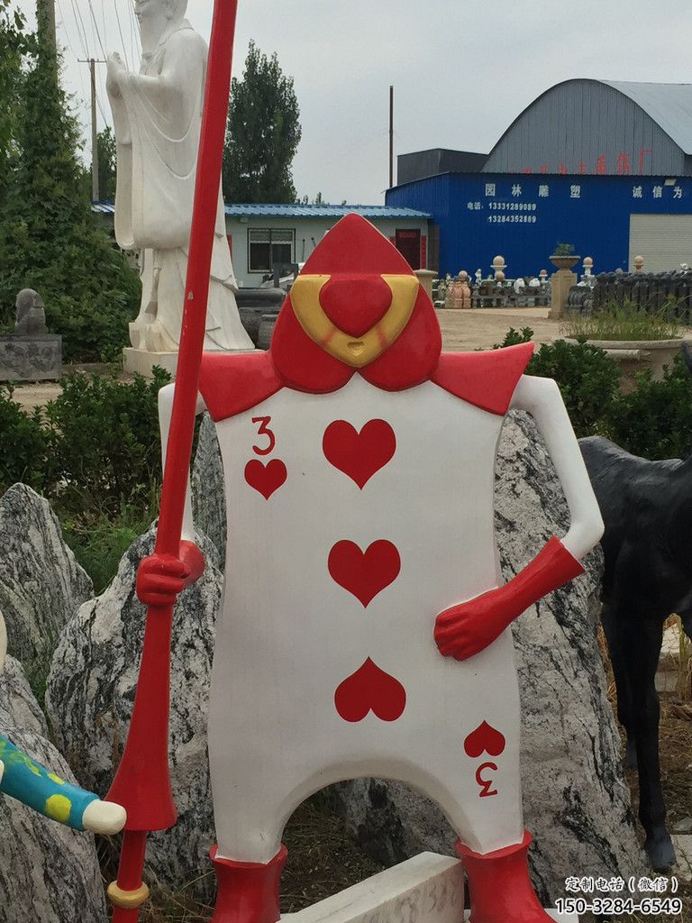 大門口撲克雕塑 發(fā)光公園雕塑 仿真撲克牌雕塑 大門口撲克雕塑 發(fā)光公園雕塑 仿真撲克牌雕塑