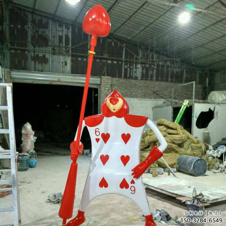 美陳撲克雕塑 異形噴水雕塑 酒店撲克牌雕塑 美陳撲克雕塑 異形噴水雕塑 酒店撲克牌雕塑