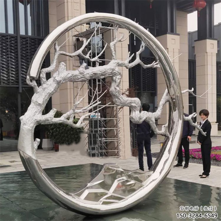 仿古花環雕塑 騰飛環形雕塑 房地產雕塑