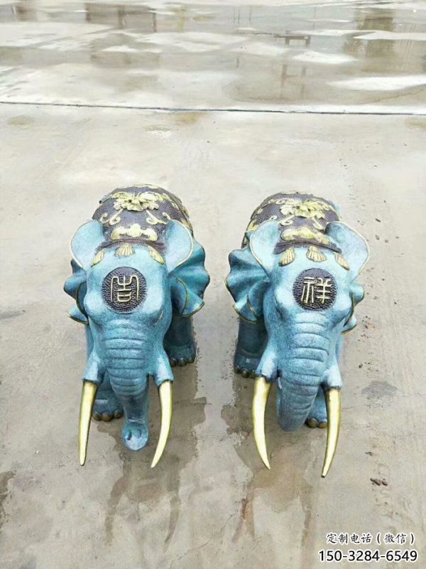 大象雕塑選用，鑄造工藝，彩繪大象雕塑生產廠家