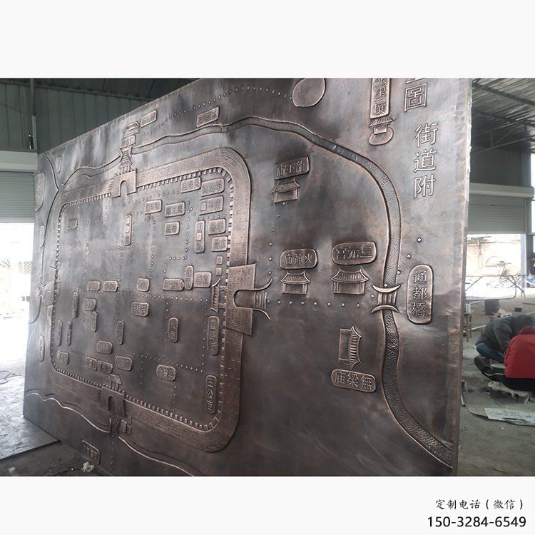黨建浮雕制造，黃銅構件，黨建文化浮雕提供