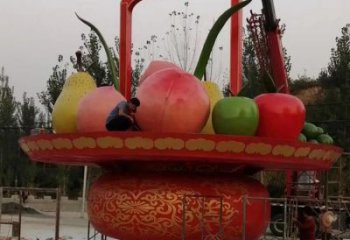 果籃雕塑公園服務商，景觀雕塑，玻璃鋼果籃雕塑選定