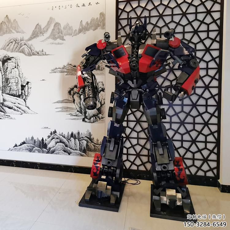 動(dòng)漫城擎天柱雕塑 動(dòng)漫城擎天柱雕塑