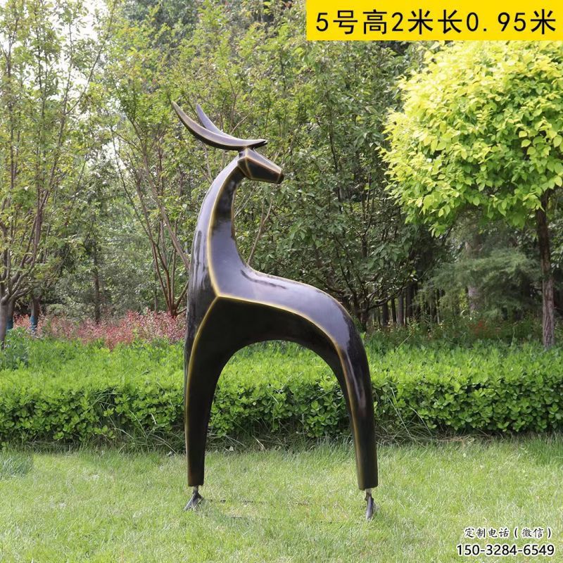 商場小鹿雕塑供求,村標(biāo)概念,抽象小鹿雕塑制作 商場小鹿雕塑供求,村標(biāo)概念,抽象小鹿雕塑制作