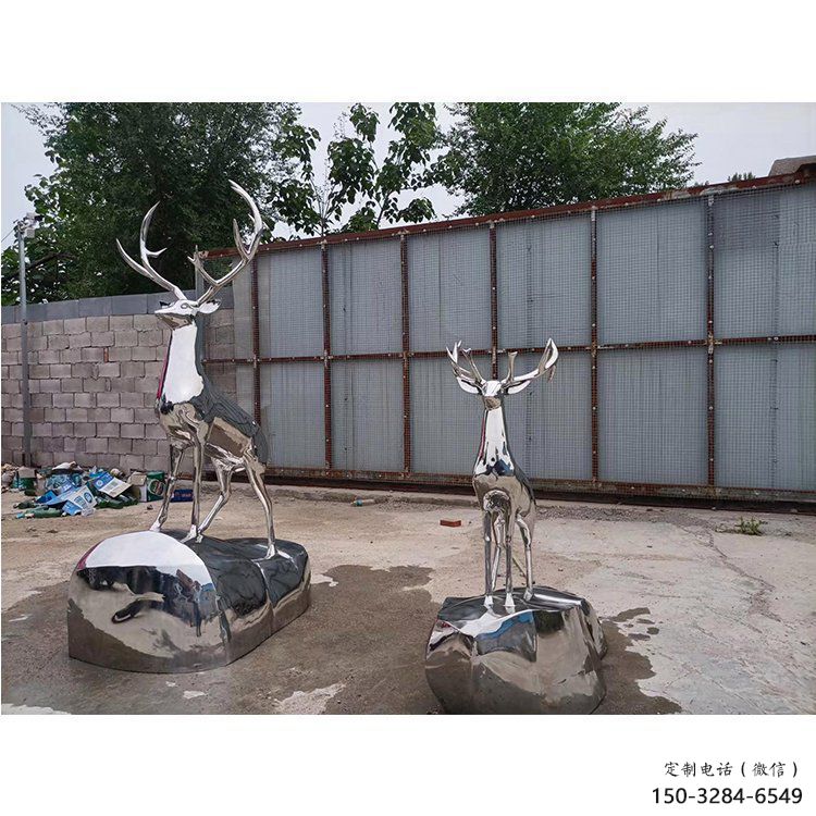 仿真小鹿雕塑精選,露天雕塑,不銹鋼鏡面小鹿雕塑訂做 仿真小鹿雕塑精選,露天雕塑,不銹鋼鏡面小鹿雕塑訂做
